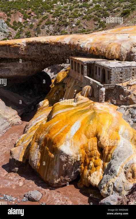 Inca Bridge Near Mendoza Argentina South America Stock Photo Alamy