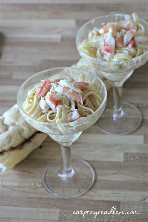 Crab And Shrimp Fettuccine Alfredo