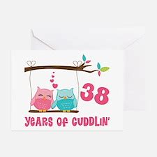 38Th Wedding Anniversary 38th Wedding Anniversary Greeting Cards | Card ...