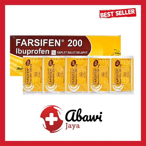 Jual Ab Farsifen Mg Tablet Per Strip Obat Pereda Nyeri Dan