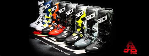 Sidi Atojo SRS MX Boots White Black Grey Off Road Boots MD Racing