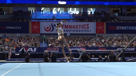 Shilese Jones Floor Exercise 2021 Us Gymnastics Championships