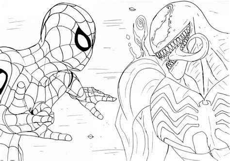 Symbiote Coloring Pages Coloring Pages