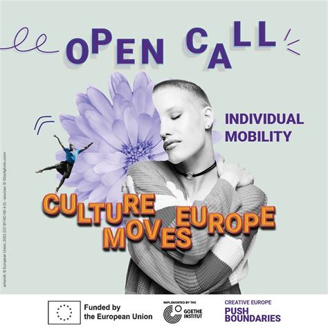 Culture Moves Europe Call For Individual Mobility Of Artists And