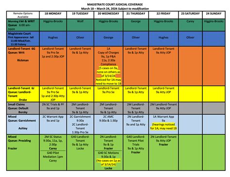 Calendar Assignment by Judge | Fulton County Magistrate Court, GA