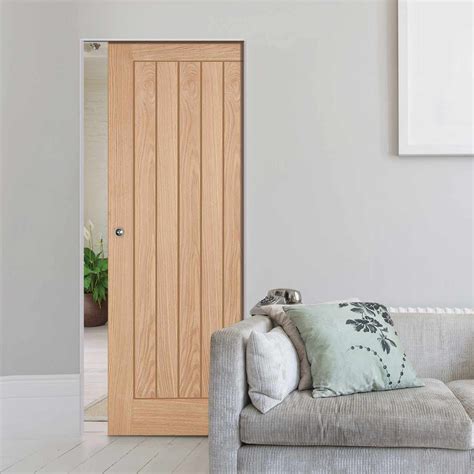 Belize Oak Absolute Evokit Single Pocket Doors