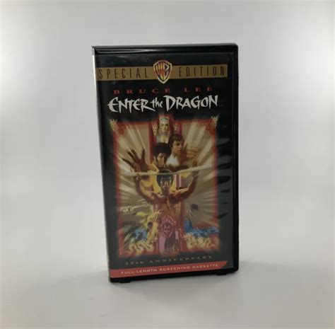 Enter The Dragon Vhs Clamshell Th Anniversary Screening Copy Rare