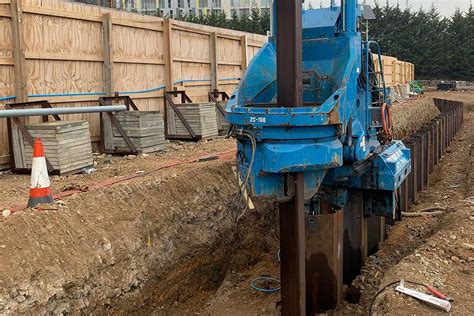 Sheet Piling Uk Works On Hayes Residential Development Ground