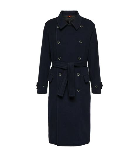 Barena Venezia Double Breasted Wool Blend Coat Barena