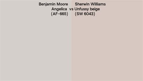 Benjamin Moore Angelica Af 665 Vs Sherwin Williams Unfussy Beige Sw