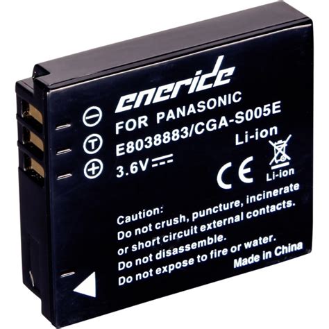 Eneride Battery E Panasonic CGA S005E 1000mAh Rechargeable