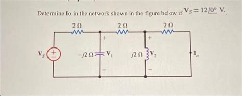 Solved Determine Io In The Network Shown In The Figure Below