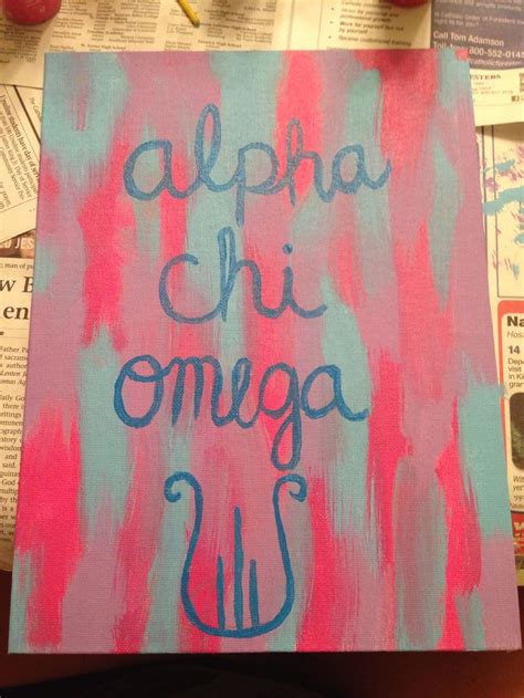 Alpha Chi Omega Canvas Alpha Chi Omega Canvas Chi Omega Canvas