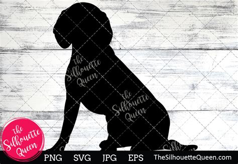 Beagle Dog Silhouette Graphic by thesilhouettequeenshop · Creative Fabrica