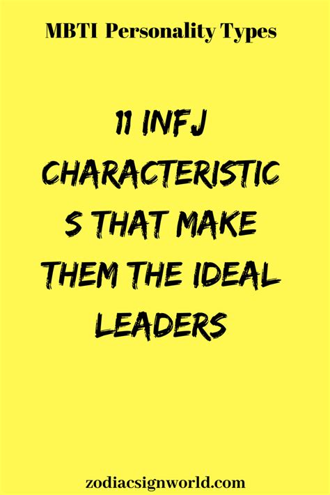 11 Infj Characteristics That Make Them The Ideal Leaders Zodiac Signs