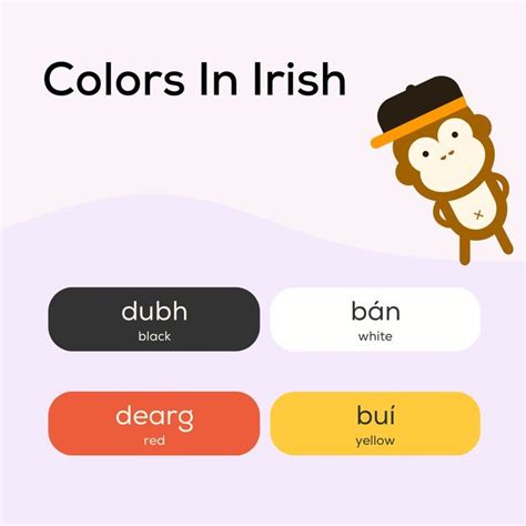 Learn the Colors in Irish