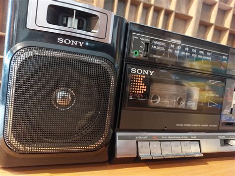 Sony Cfs 1000 Cassette Radio Ghetto Blaster Etsy España