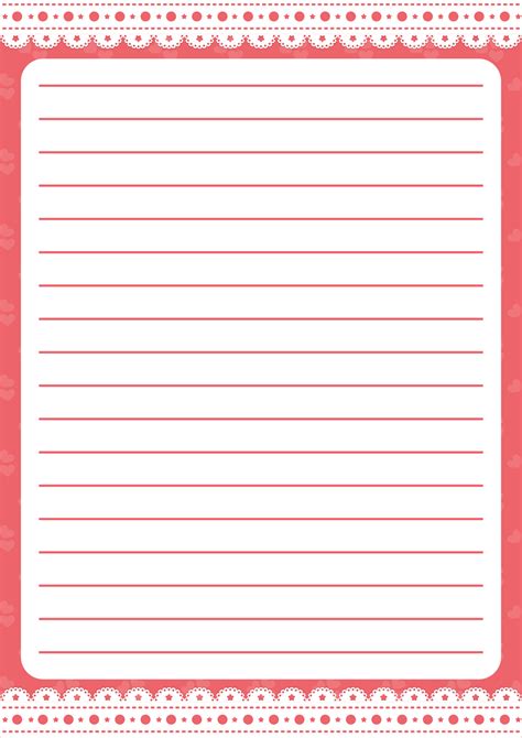 Letter Writing Paper 10 Free Pdf Printables Printablee