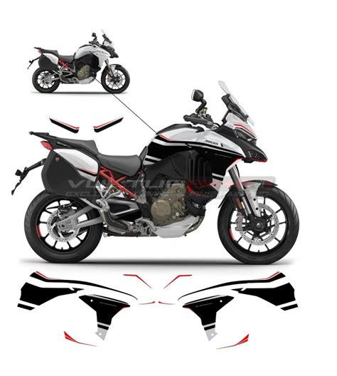 Kit completo de pegatinas edición negra Ducati Multistrada V4 Iceberg