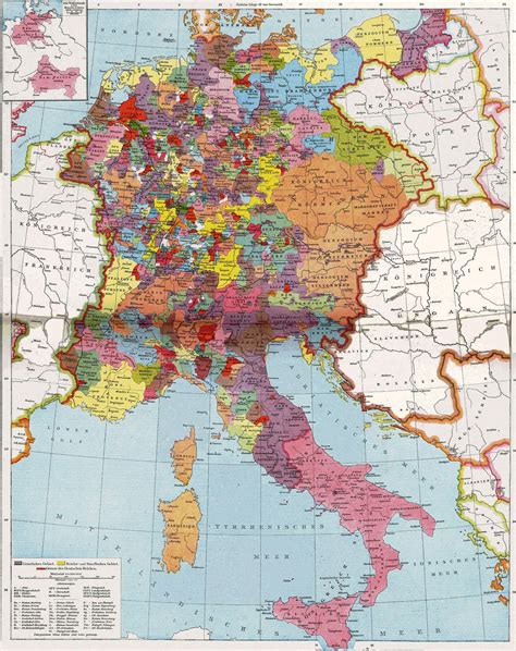 Holy Roman Empire States Map