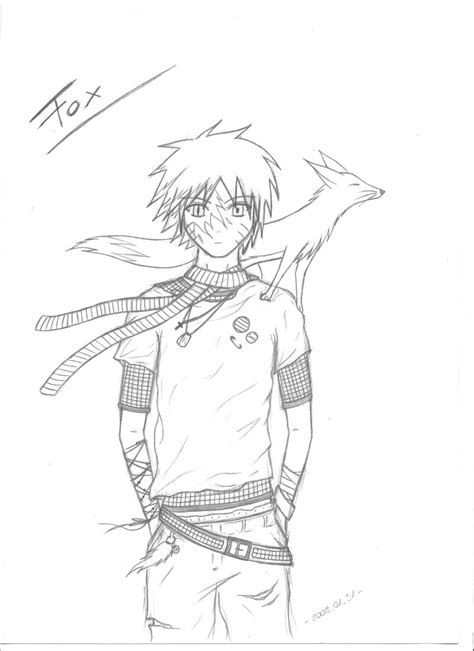 Fox - Naruto sketch by Hikuja on DeviantArt