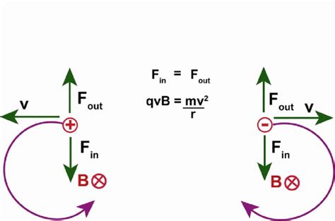 Shows The Motion Of The Ion In A Magnetic Field The Polarity Of The