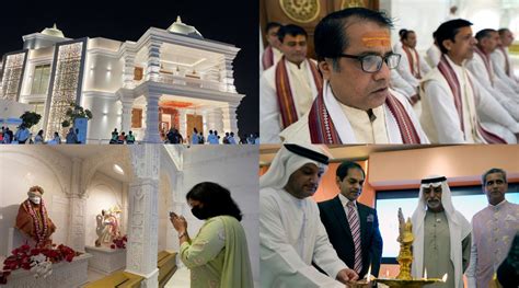 A grand Hindu temple opens for public in Dubai — see pics | World News ...