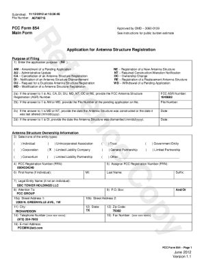 Fillable Online Fcc Form Main Form Application For Wireless