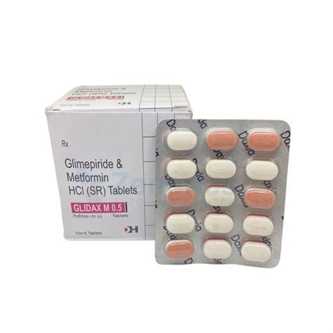 Glidax M Mg Tablet Glimepiride Mg Metformin Mg At Rs