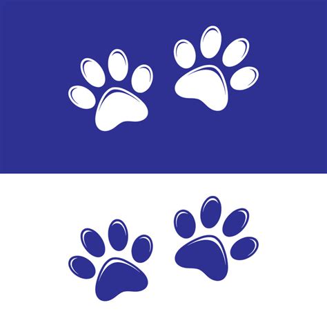 Paw Print Vector Illustration Template Masterbundles