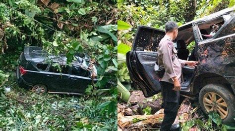 Kecelakaan Maut Seorang Penumpang Tewas Setelah Mobil Dinas Terjun Ke