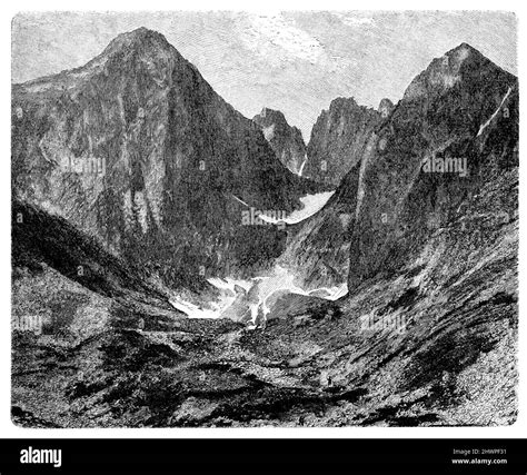 Lomnitzer Peak And Steinbach Lake In The High Tatra Mountains Atlas