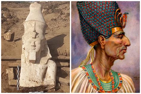 Une Partie Manquante De L Norme Statue Du Pharaon Gyptien Retrouv E