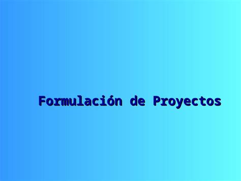 Ppt Clase Formulacion Dokumen Tips