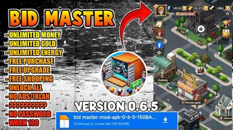 Bid Master Mod Apk - DOWNLOAD BID MASTER MOD APK TERBARU V0.6.5 UNLIMITED MONEY - YouTube