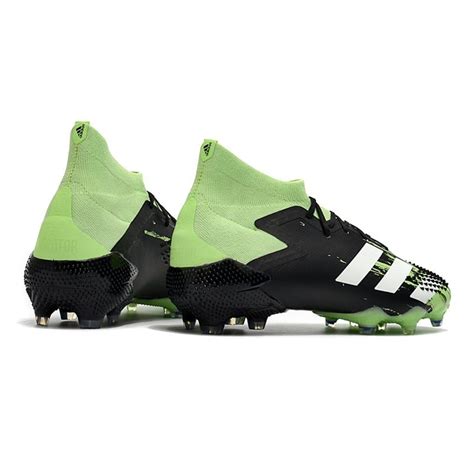 Adidas Predator Mutator 20 1 FG Crampon Homme Vert Signal Blanc Noir