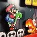 Super Mario World Shadowbox Con Mario Y Yosh Gamer Gift Para Amigo