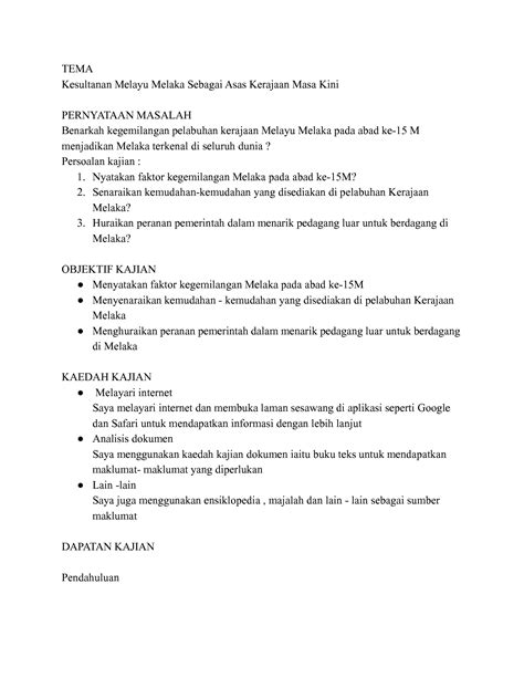 Kaedah Kajian Sejarah Buku Teks Buku Rujukan Sejarah Tingkatan 3 Nota