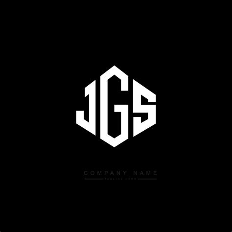 Jgs Letter Logo Design With Polygon Shape Jgs Polygon And Cube Shape