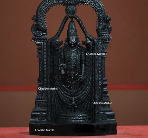 Tirupati Balaji Black Marble Statue Feet Temple At Rs In Udaipur