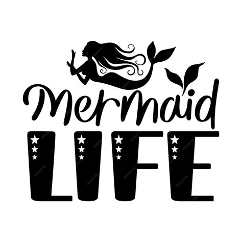 Premium Vector Mermaid Life Svg