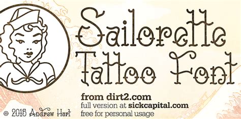 Sailor Jerry Tattoo Font