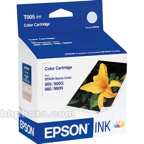 Epson Color Ink Cartridge for Stylus Color 900/980 T005011 B&H