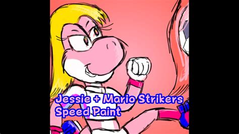 Strikers Jessie The Yoshi Speedpaint Youtube