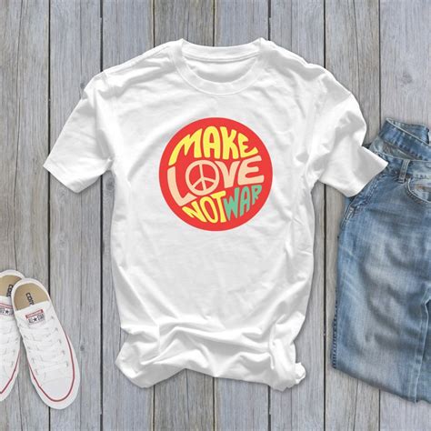 Make Love Not War - Etsy