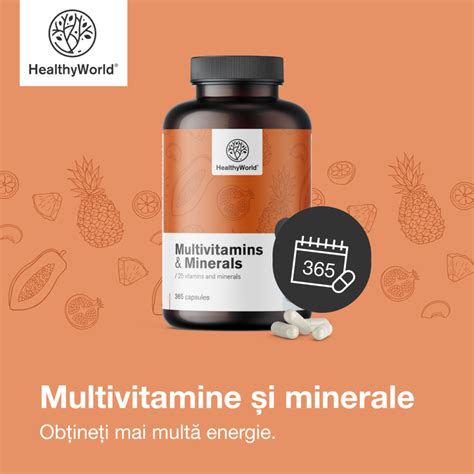 Multivitamine și Minerale 365 De Capsule Futunaturaro