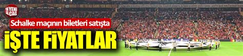 Galatasaray Schalke 04 maçının biletleri satışa çıktı