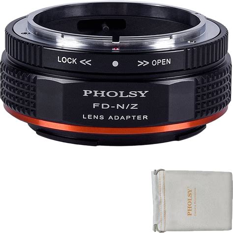 Amazon PHOLSY Lens Mount Adapter With Aperture Lever Compatible