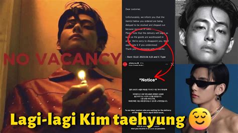 ELLE Korea Sampai Alami Kesulitan Semacam Ini Karena Kim Taehyung Fans