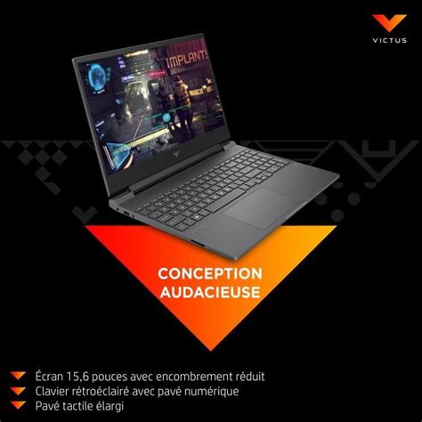 Pc Portable Gamer Hp Victus Fb Nf Fhd Hz Ryzen